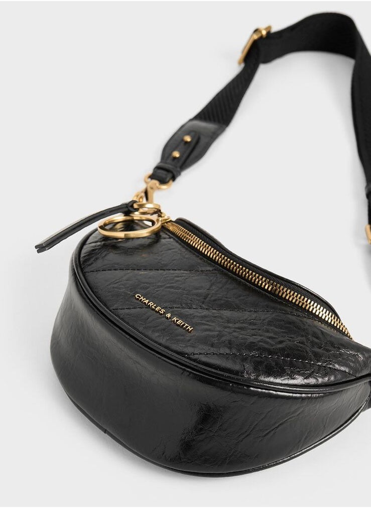 تشارلز & كيث Hansohee Philomena Half-Moon Crossbody Bag  - Image 4