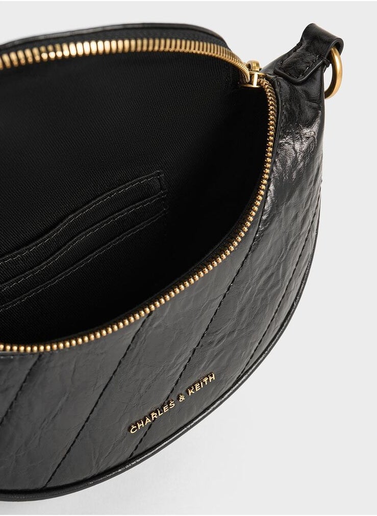 تشارلز & كيث Hansohee Philomena Half-Moon Crossbody Bag  - Image 5