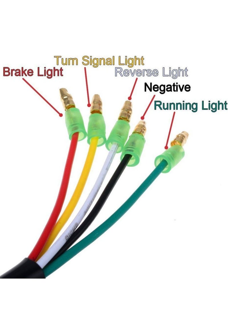 Powered LED Light 10V-30V For Car Trailer And Trucks 20 led Stop Indicator reverse lamp - Image 5