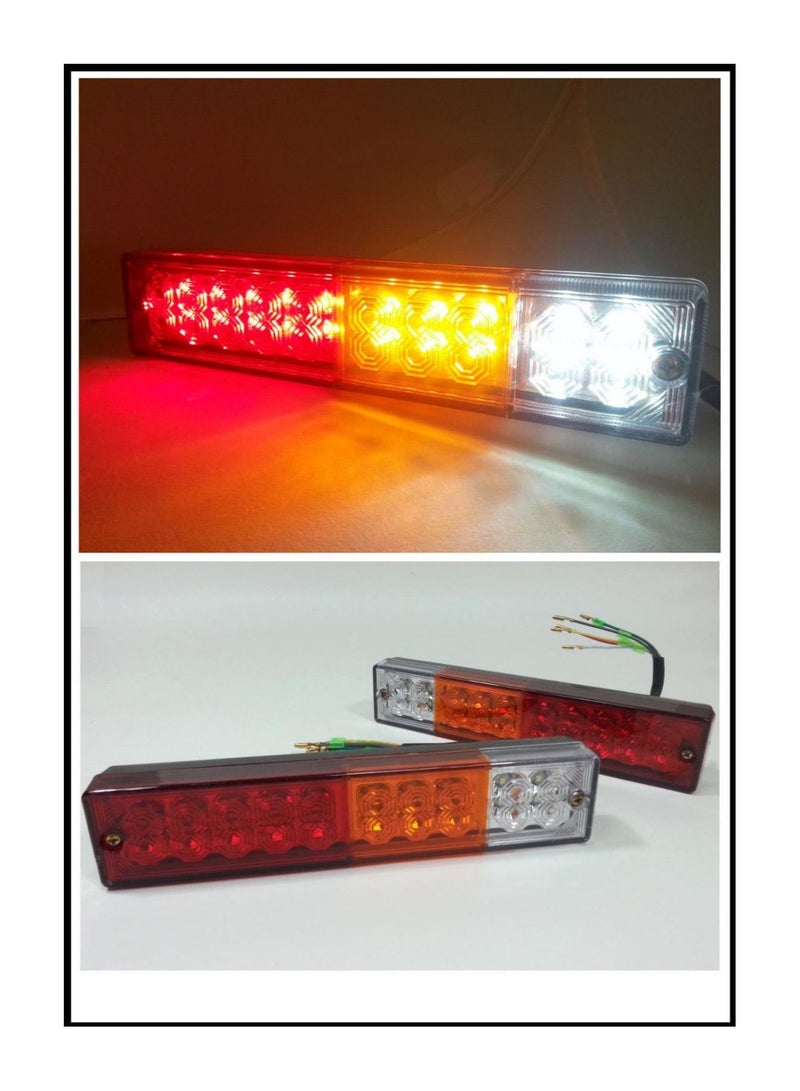 Powered LED Light 10V-30V For Car Trailer And Trucks 20 led Stop Indicator reverse lamp - Image 4