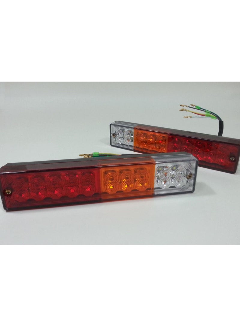 Powered LED Light 10V-30V For Car Trailer And Trucks 20 led Stop Indicator reverse lamp - Image 1