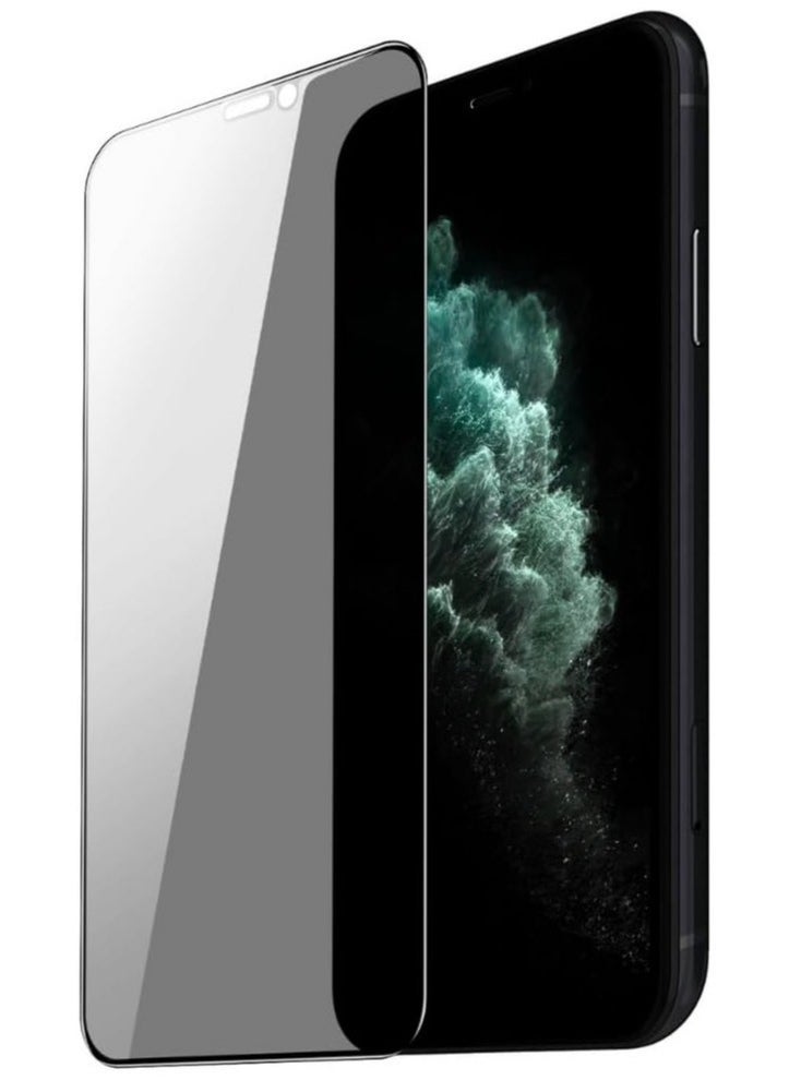 Raxoom iPhone 11 Pro Max Privacy Screen Protector, Premium Tempered Glass Screen Protector, Anti-Scratch, Bubble Free, Face-ID, 9H Hardness, Scratch Resistant Privacy Glass - Image 1