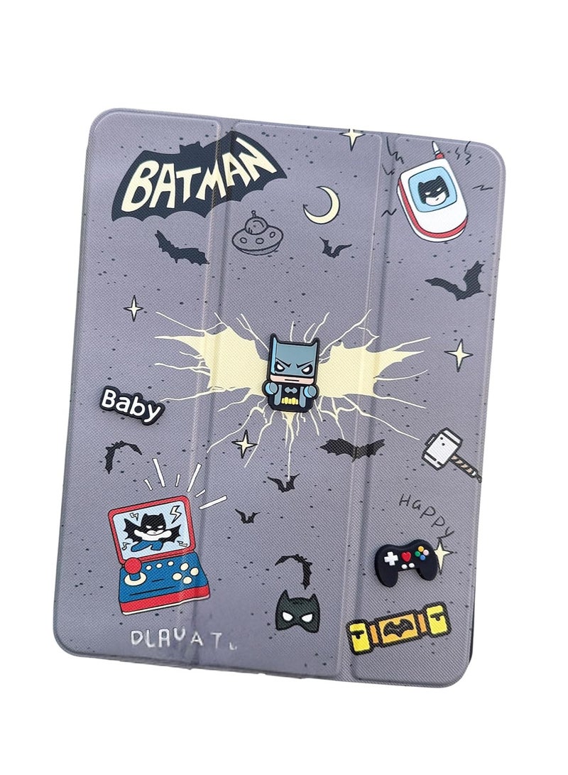 Ecosystem Cases Cartoon 3D Silicon Flip Cover For iPad 10th Generation 2022 10.9 Inch, iPad 10 Case Funda Case Model A2696,A2757,A2777 Cover with Pencil Holder For Kids - Image 1