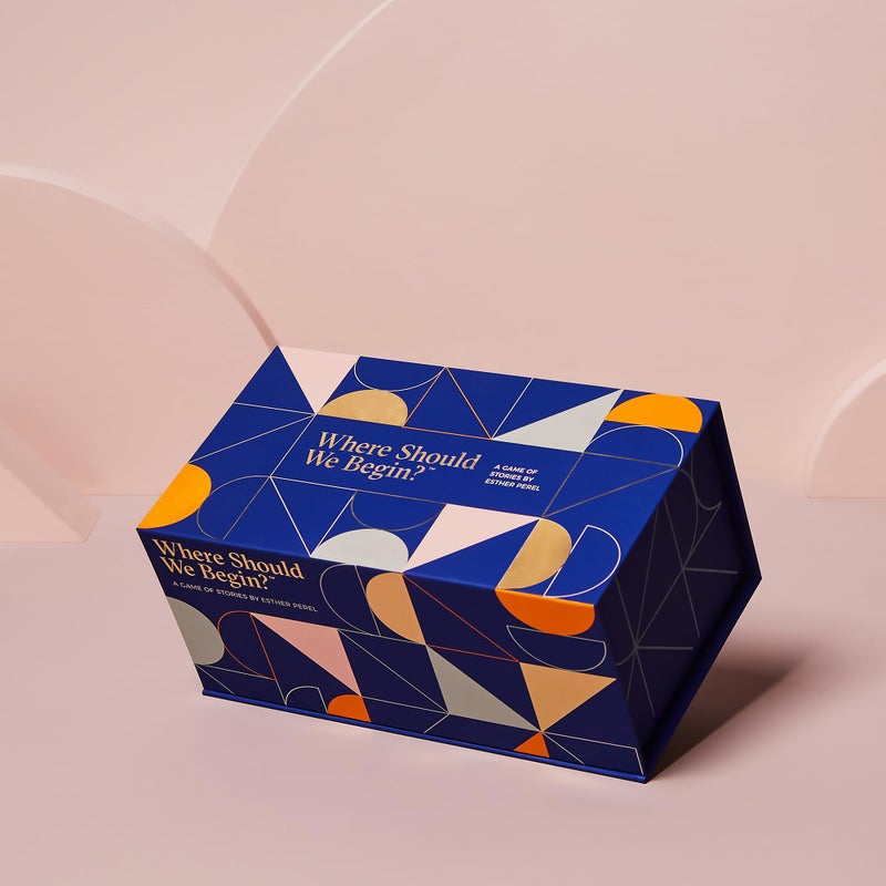 ESTHER PEREL Where Should We Begin Game of Stories - Conversation Cards for Couples, Friends, & Co-Workers - Interactive Couples Game w/ 200 Prompt Cards - 2-6 Player Card Games for Couples - Image 2