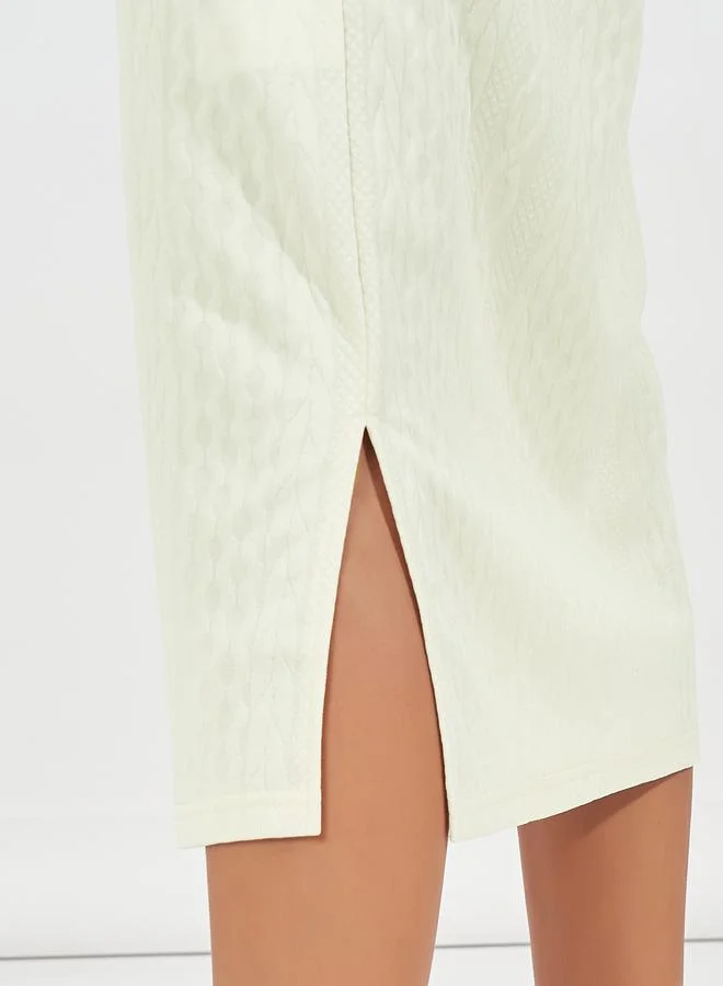 Styli Hooded Knit Dress