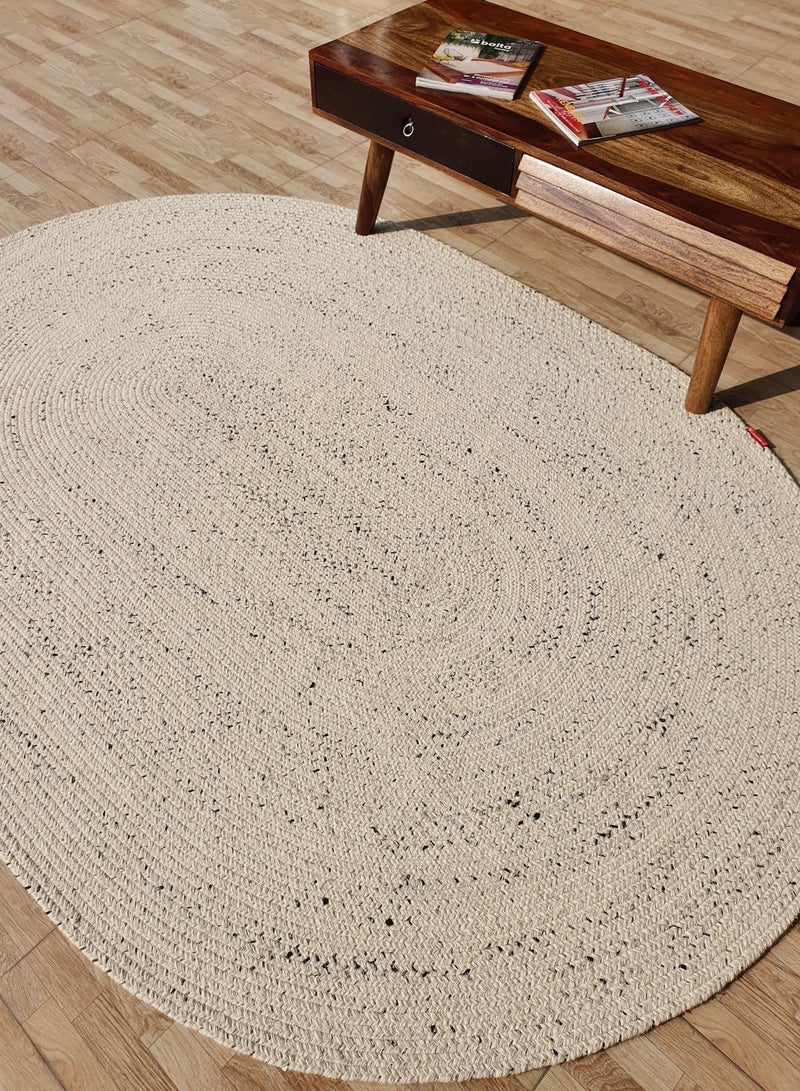 Ramsha Oval shaped carpet for living room, 170x240 cm bedroom,kitchen handmade wool rug carpet br-047 - Image 1