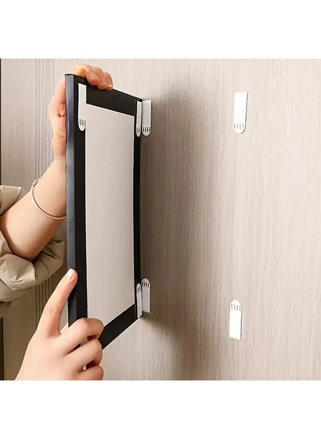 12 Pieces Damage Free Waterproof Adhesive Wall Strips No Drill Double Sided Hanging Tape - Image 1