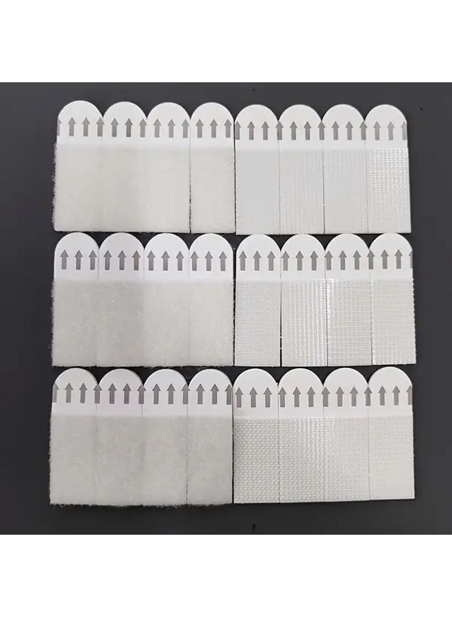 12 Pieces Damage Free Waterproof Adhesive Wall Strips No Drill Double Sided Hanging Tape - Image 4