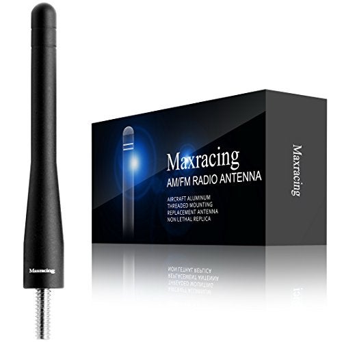 MAXRACING Short Truck Antenna Compatible with 1994-2009 Ford Mustang/Carwash Safe/Aluminum Replacement Antenna - Image 1