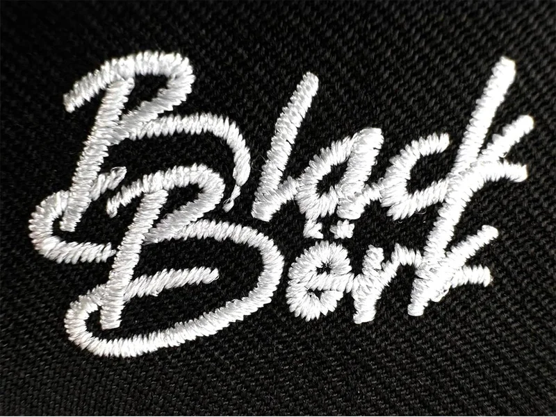 بلاك بورك V1 Baseball Kurt - Black Cordura Fabric Hat with 3 Code Logo