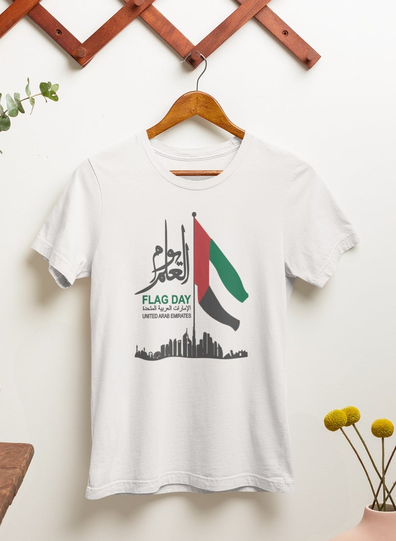 ZOOM تي شيرت يوم علم الإمارات للبالغين والأطفال - احتفل بالروح الوطنية بأناقة