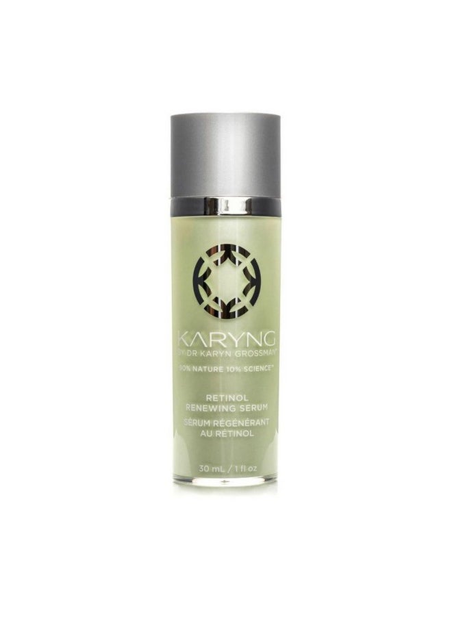 KARYNG BY DR. KARYN GROSSMAN - Karyng Retinol Renewing Serum Anti Aging Retinol Serum Face Serum Targets Fine Lines And Wrinkles Anti Aging Serum With Retinol And Coconut Oil 1Oz - Image 1