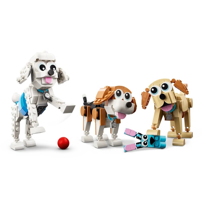 LEGO - Creator 3 in 1 Adorable Dogs 475 Pieces - 31137 - Image 3