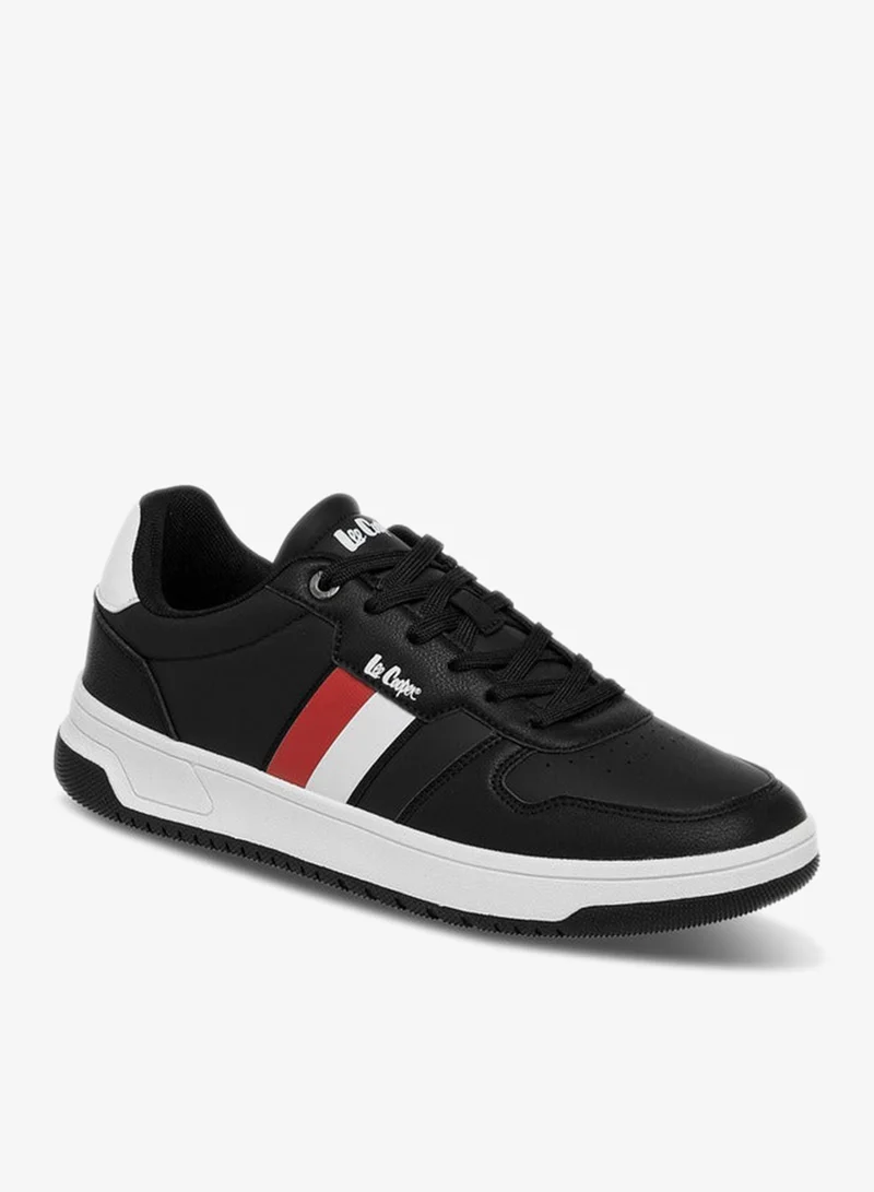 لي كوبر سنيكرز رجالي بطبعة شعار برباط