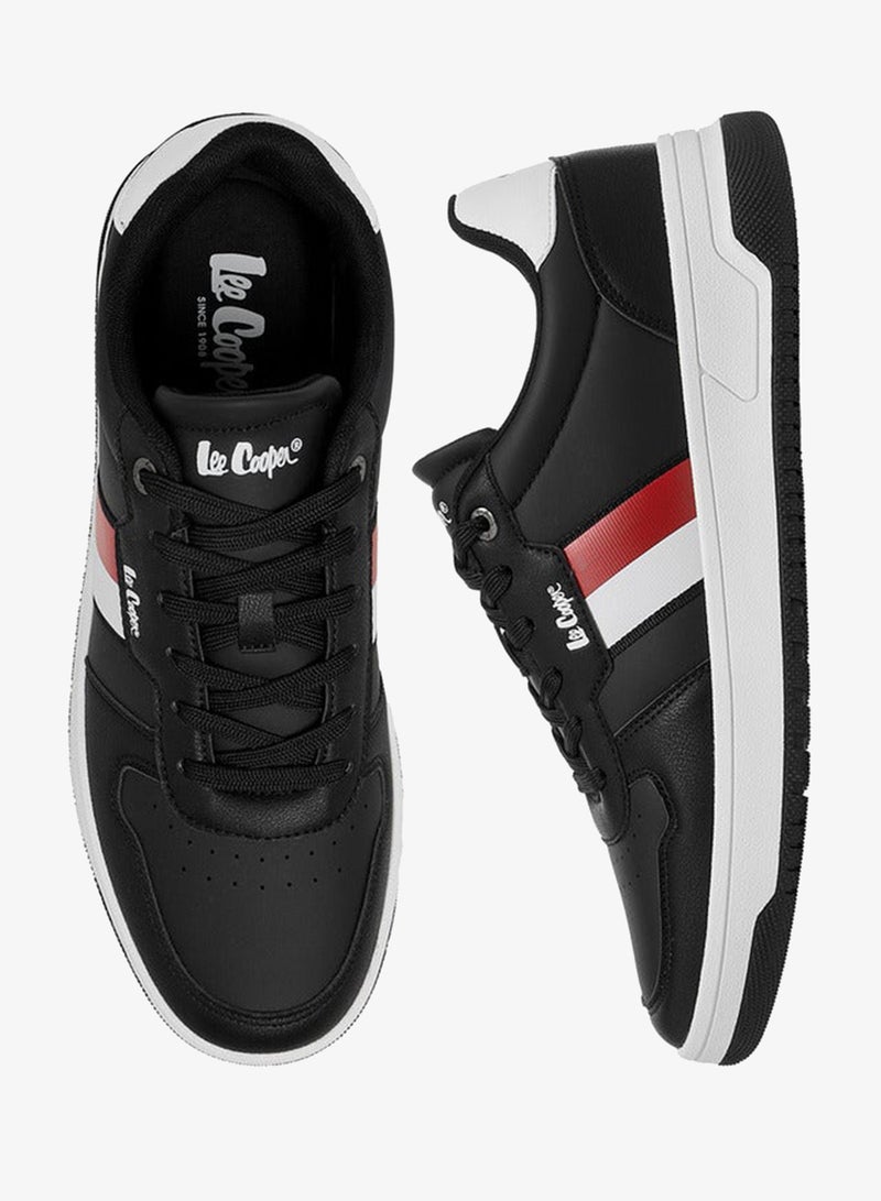 لي كوبر سنيكرز رجالي بطبعة شعار برباط - Image 3