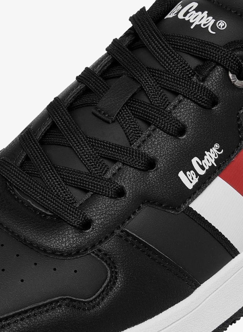 لي كوبر سنيكرز رجالي بطبعة شعار برباط - Image 4