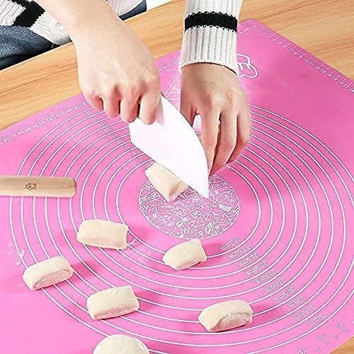 VIDORA Silicone Baking Mat Roti mat Silicone Chapati Atta Kneading Mat Non Stick Fondant Rolling Mat Stretchable for Kitchen Roti Chapati Cake - Image 4