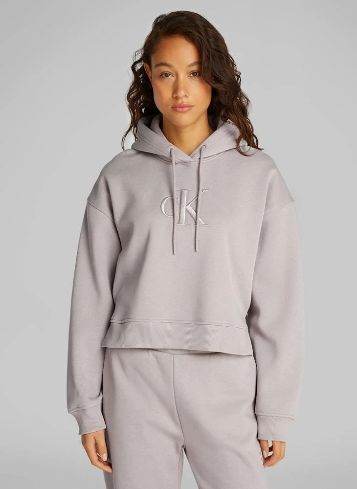 كالفن كلاين جينز Logo Deatil Hoodie