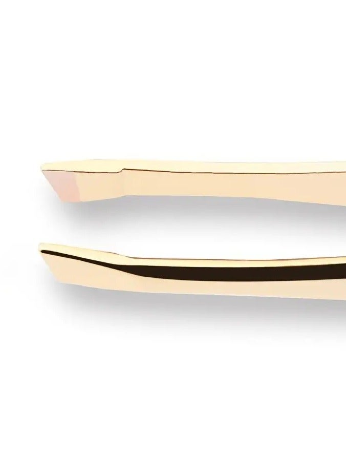 ORiTi 1 PCS Professional Slanted Eyebrow Tweezer for Men and Women Beauty Tools for Beauty Salon Home Use Gold - Image 5