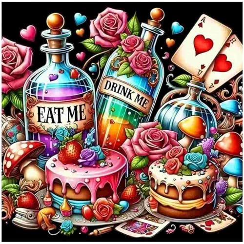 hkejoi Paint by Numbers Kit for Adults Beginners Adult Paint by Number Kits on Canvas DIY Crafts Acrylic Painting by Number for Gift Home Decor 16x16 inch - Image 1