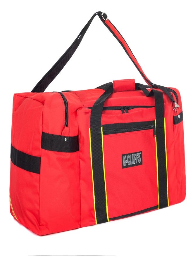 K-Cliffs Firefighter Rescue Duffel Fireman Paramedic Medical Bags Fire Fighter Turnout Gear Travel Bag Helmet Pocket - Image 1