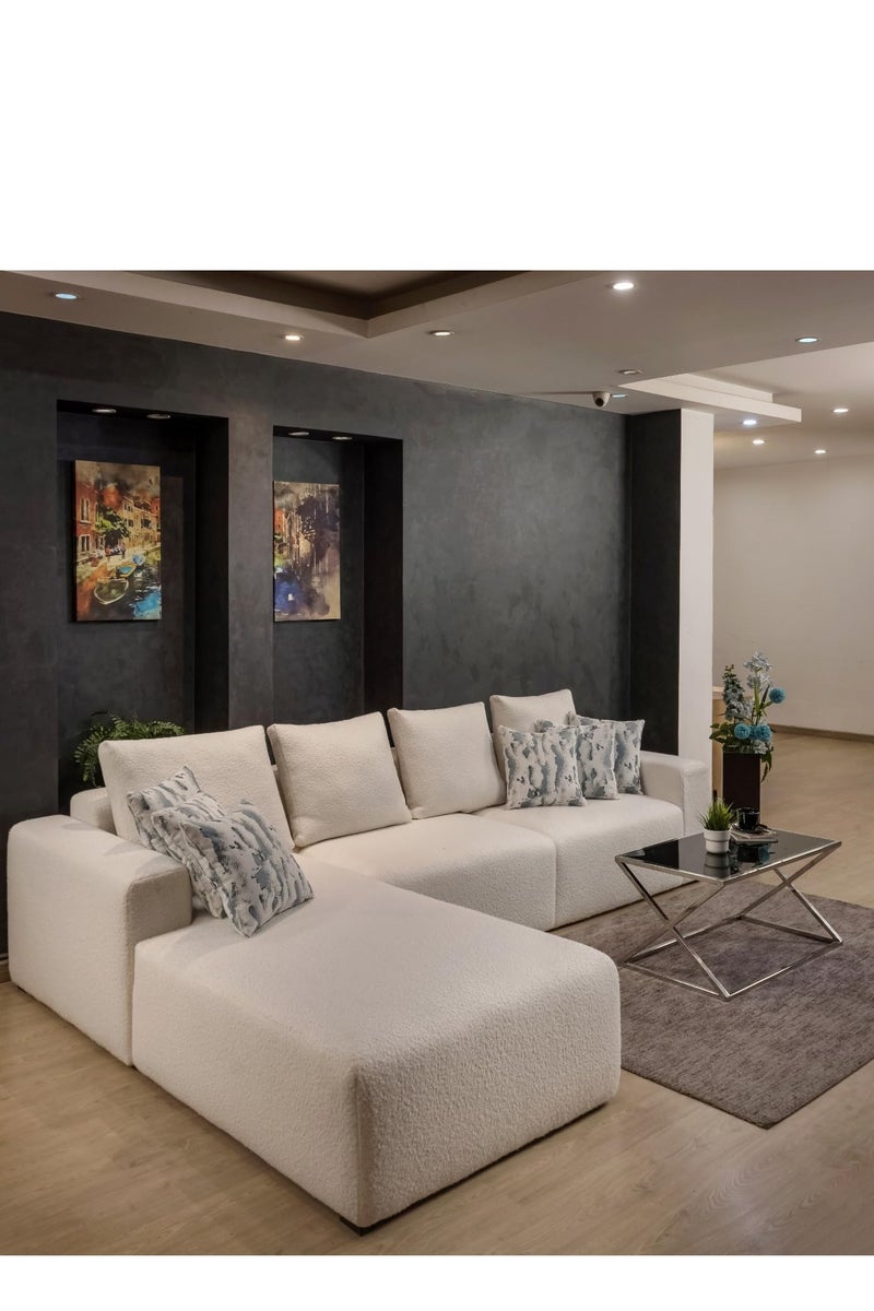 ركنة حرف L – قماش صوف – مقاس 320×220 سم - Image 2