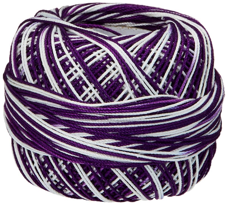 Handy Hands Lizbeth Cordonnet Cotton, Size 10, Purple Twist - Image 4