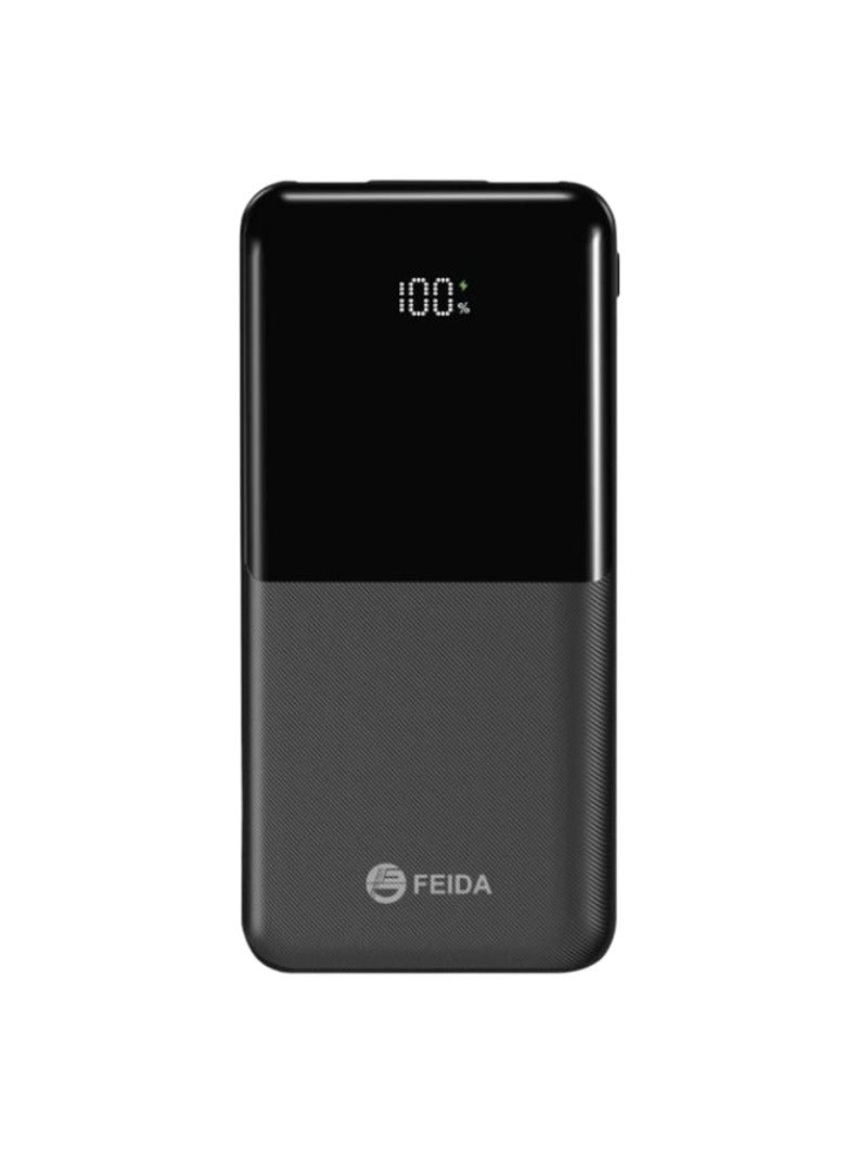 FEIDA Power Bank 20000 22.5W (18W PD Port + 2 USB Ports) with Digital Display to Show Charging Percentage