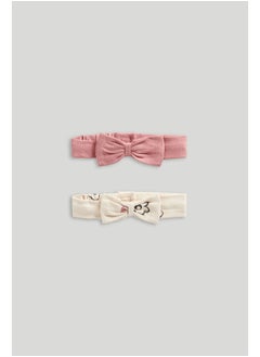 mothercare My First Pink Headbands - 2 Pack  - Image 2