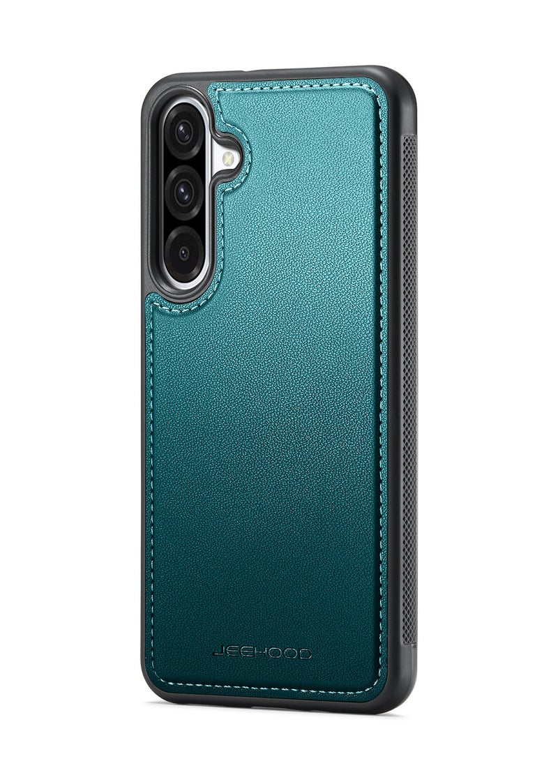 جيهود جراب حمايه من الجلد الصناعي الفاخر  متوافق مع  Samsung Galaxy A36 (اخضر) - Image 1
