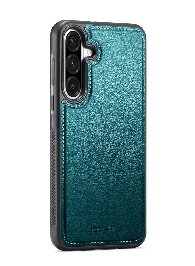 جيهود جراب حمايه من الجلد الصناعي الفاخر  متوافق مع  Samsung Galaxy A36 (اخضر) - Image 2