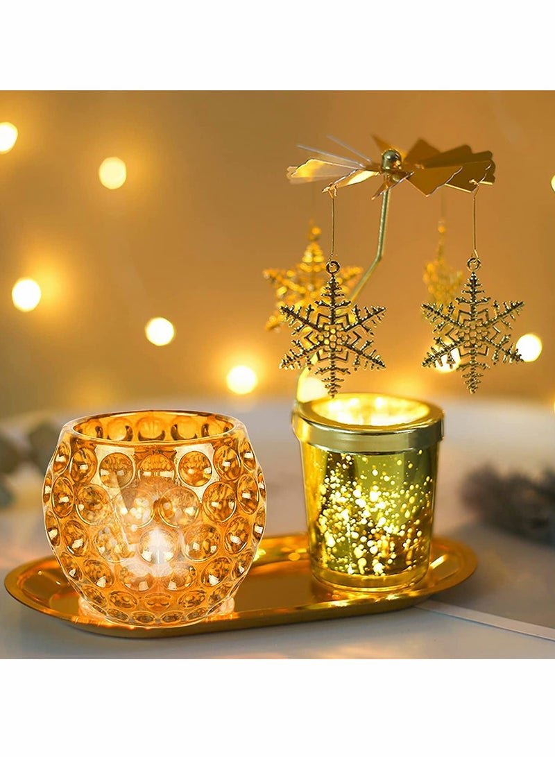 Excefore Candles Holders Resin Mold, Votive Bowl Candleholders Silicone Molds Candlestick Epoxy Casting Mold for DIY Jewelry Box, Wedding Centerpiece Table Decorations, Home Table Decor  - Image 4