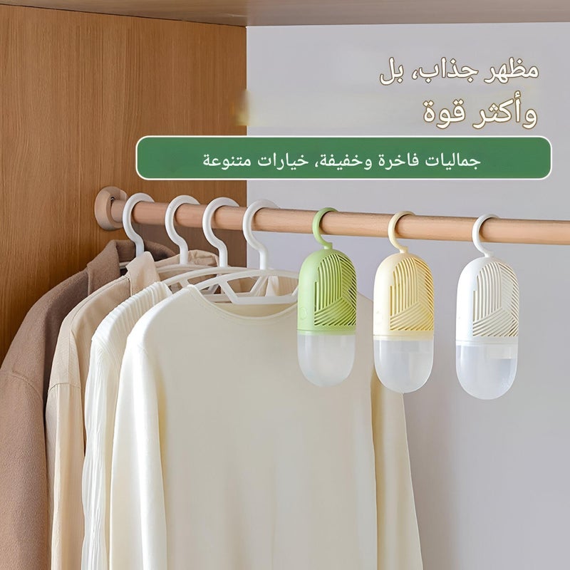 Hanging Dehumidifier - Say goodbye to dampness in every corner of your home with this effective hanging dehumidifier, ideal for closets, bathrooms, kitchens, and more! (3 pcs) - Image 3