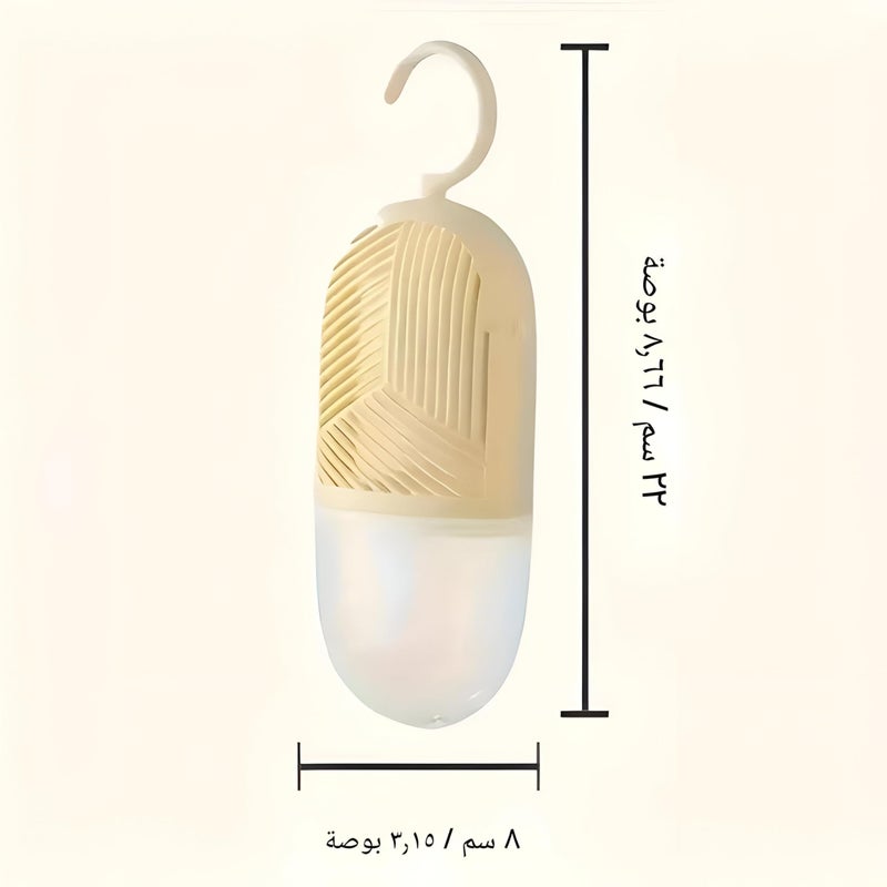 Hanging Dehumidifier - Say goodbye to dampness in every corner of your home with this effective hanging dehumidifier, ideal for closets, bathrooms, kitchens, and more! (3 pcs) - Image 4