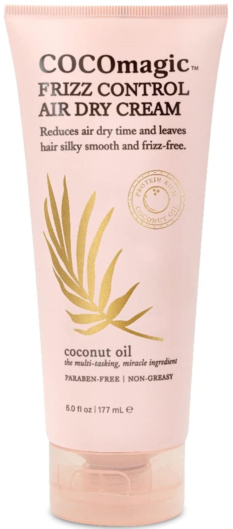 Cocomagic Frizz Control Air Dry Cream  AntiFrizz Styling Cream  Helps to Calm and Smooth Frizzy Hair  Paraben Free Cruelty Free Made in USA 6 oz