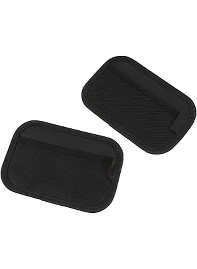 Large Capacity 2Pcs Pu Leather Car Seat Organizer For Phones Cards Essentials - Image 1