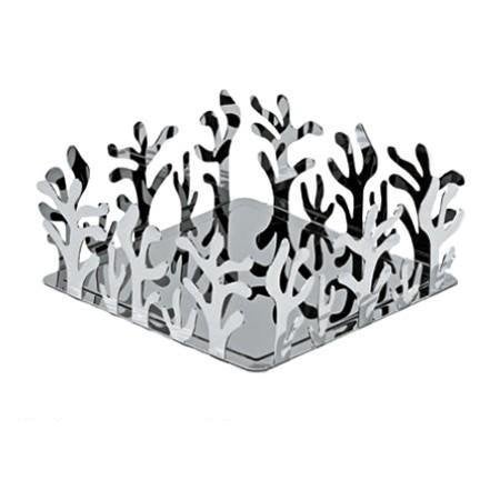 Alessi ESI18 "Mediterraneo" Paper Napkin Holder, Silver - Image 1