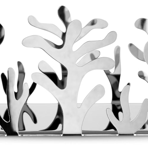 Alessi ESI18 "Mediterraneo" Paper Napkin Holder, Silver - Image 4