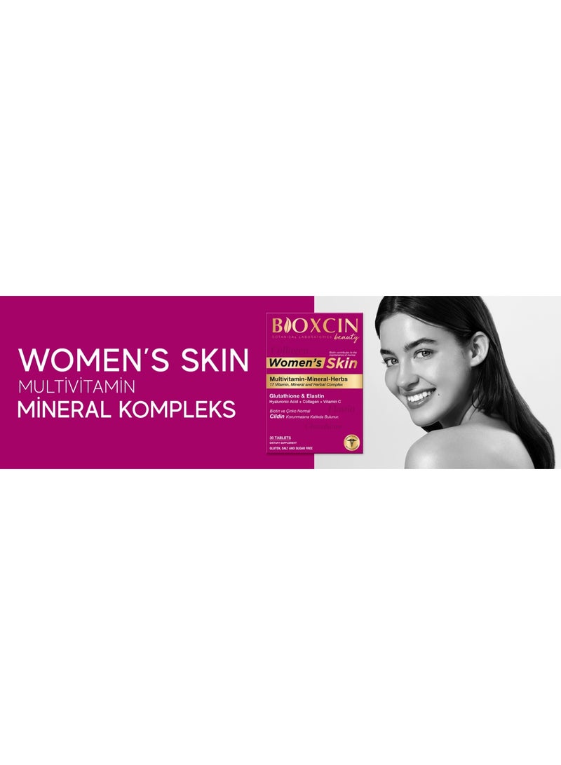 Bioxcin Women’s Skin Tablets 30 pcs – Skin Glow, Anti-Aging & Hydration Support - Image 3