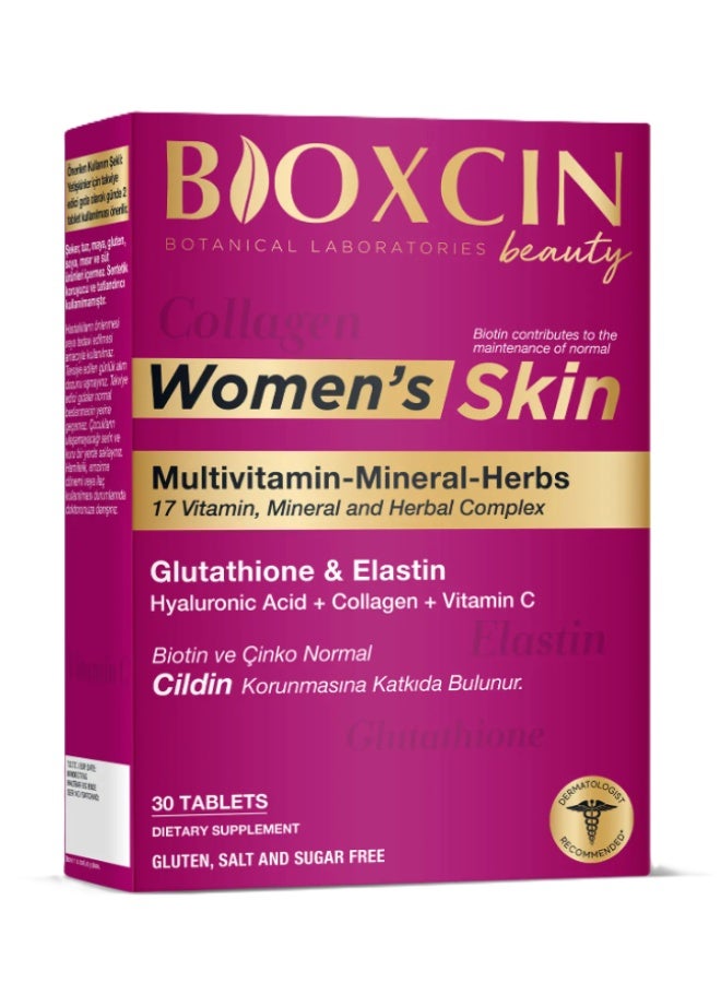 Bioxcin Women’s Skin Tablets 30 pcs – Skin Glow, Anti-Aging & Hydration Support - Image 2