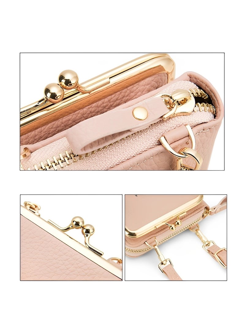REOCLE Women's Crossbody Bags Crossbody Cell Phone Purses with Adjustable Strap & Multi Credit Card Slots Wallet Purses Best Gift for Women  - Image 3