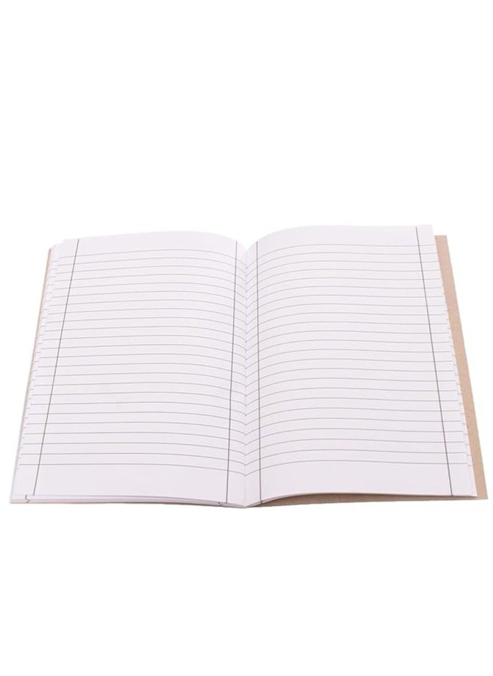 El Maayergy Lined A5 Arabic Notebook, 80 Sheets, 58 Grams, 22.5*16 CM, Suitable For Any Setting, From Office To School - Red  - Image 2