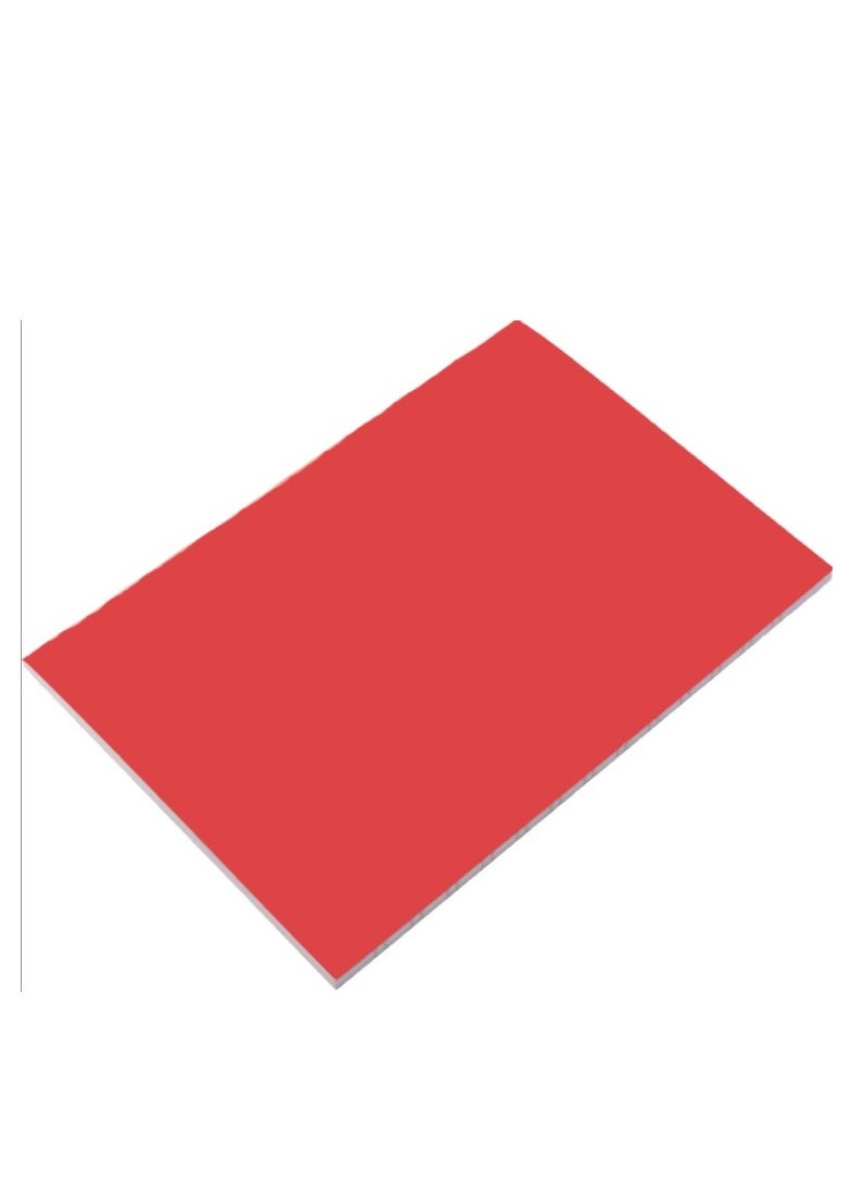 El Maayergy Lined A5 Arabic Notebook, 80 Sheets, 58 Grams, 22.5*16 CM, Suitable For Any Setting, From Office To School - Red  - Image 1