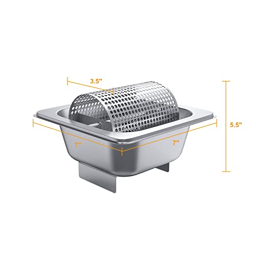 KEESHA 304 Stainless Steel Butter Spreader Wheel, Spreads Butter Evenly for Breakfast/Camping/Picnics, Hold 3 Sticks of Butters of Butter Roller Saver - Image 3