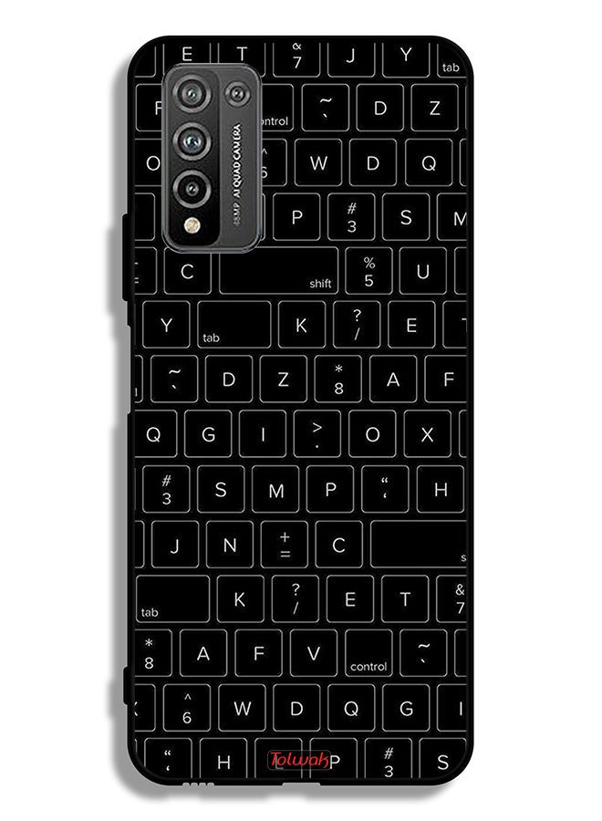 Tolwak Honor 10X Lite Protective Case Cover Random Keyboard Keys Pattern - Image 2