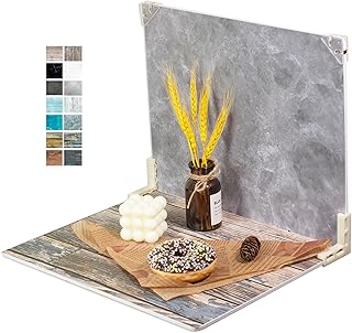 Yoocheese Yoocheese Food Photography Photo Backdrops Board: 7Pcs 12Patterns Product Background Table Top Kit - Flat Lay Props for  - Image 1