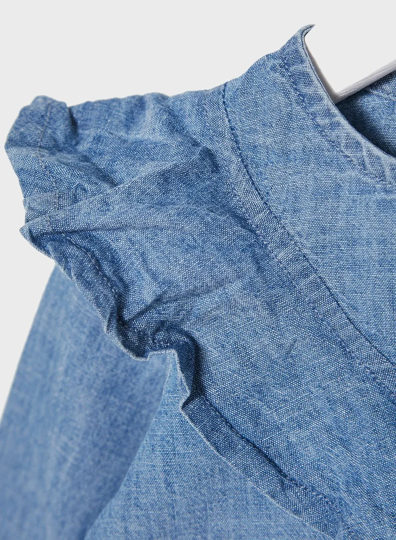 MANGO Infant Ruffle Detail Top