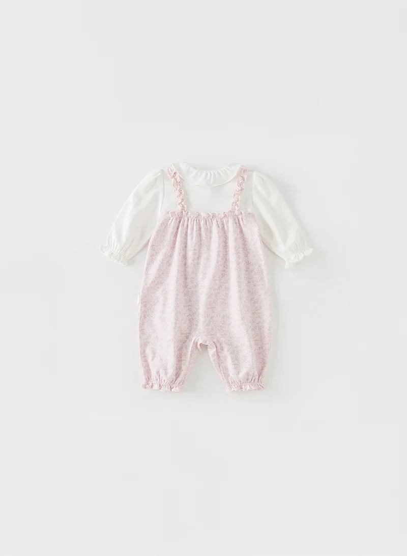 Dave & Bella Pink floral romper