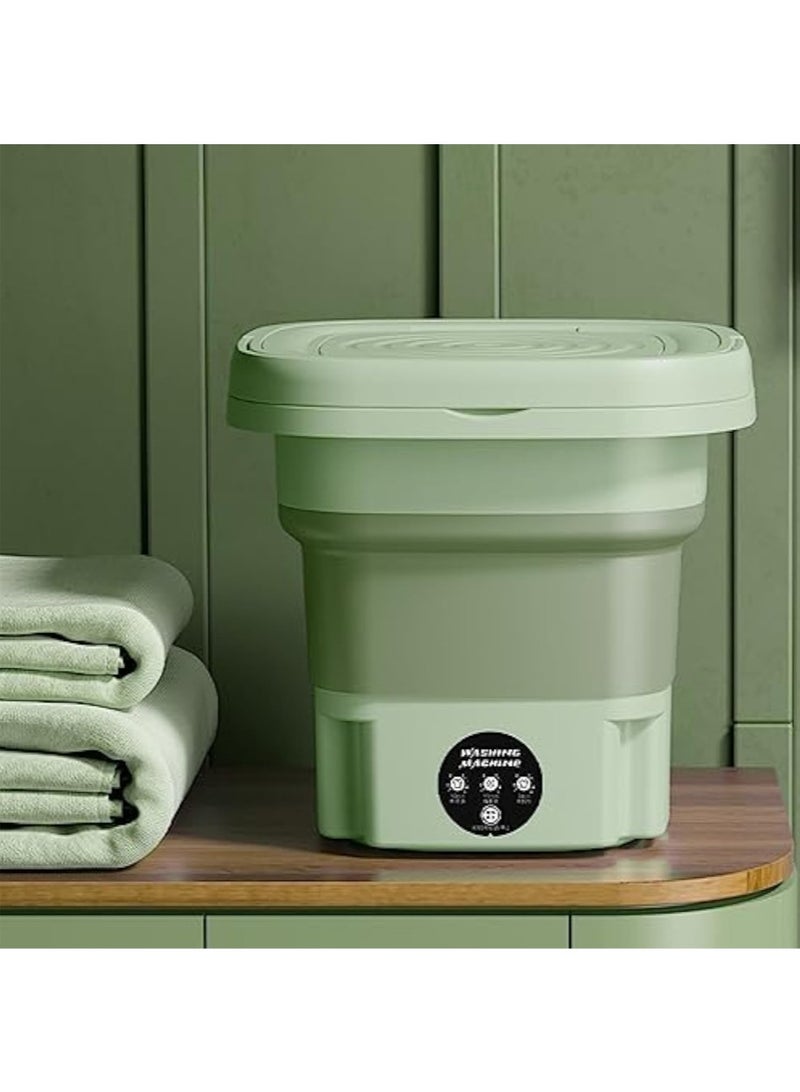 Portable mini folding underwear washing machine, automatic drum-type household folding underwear washing machine, baby clothes washing machine, suitable for travel, camping, apartment and dormitory use. - Image 3