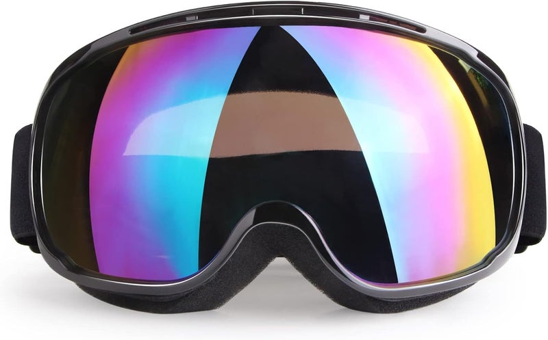 4-FQ Motocross Goggles with Multi-Color Reflective Lens for Men, Women, and Kids - Image 1